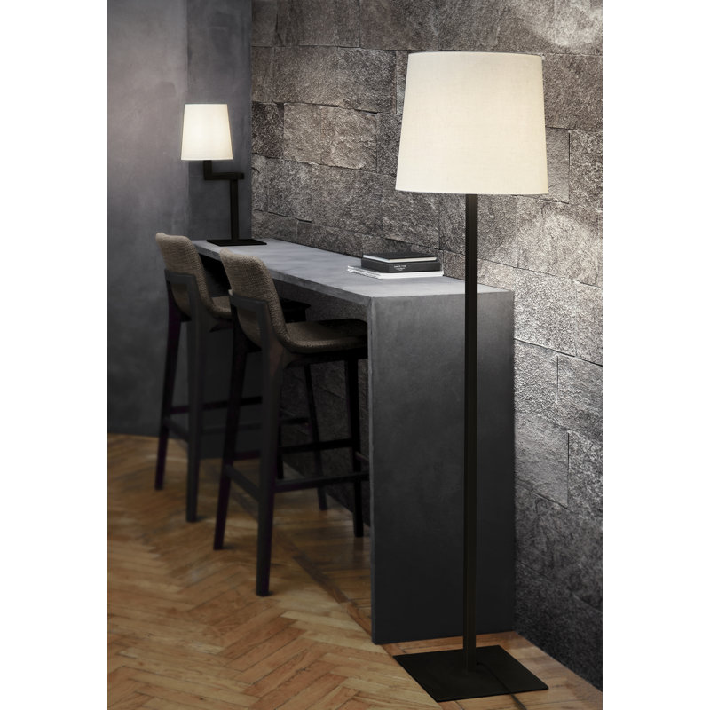 Tonda Desk Table Lamp, Matte Black Silk