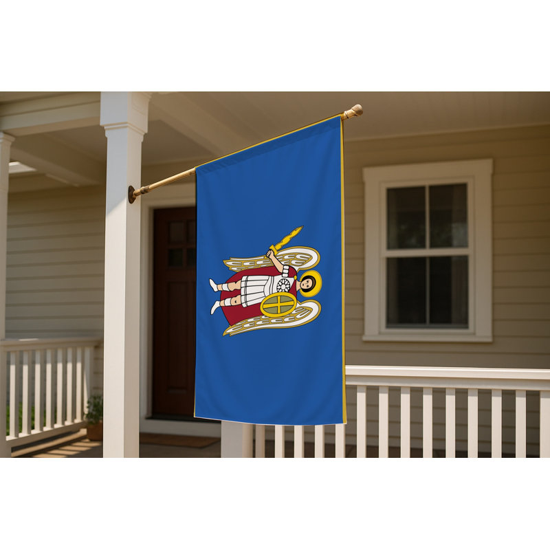 Drapeau de la ville de Kiev — Drapeau extérieur, 24" H x 36" W