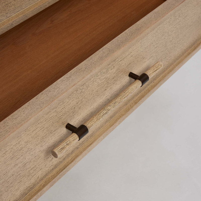 Clement 3 - Drawer Solid Wood Nightstand