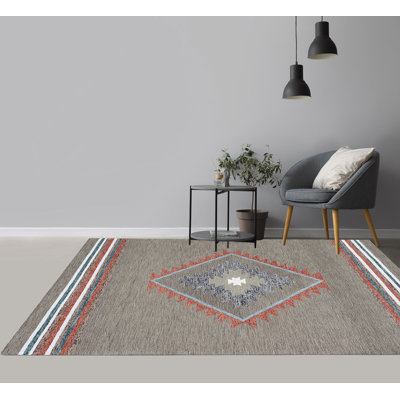 Foundry Select Handmade Brown Wool Area Rug