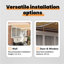 VidaXL 300cm W x 250cm D Fabric Cover Retractable Door / Window Awning