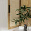 Armoire de rangement en rotin avec tablette réglable, style bohémien