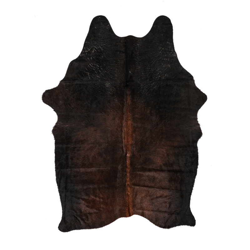 Myrtletown Animal Print Cowhide Flatweave 2cm X 1.75cm Area Rug