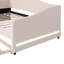 Lit de jour simple avec couchette amovible et rembourrage en molleton beige-2147278084-2147278086