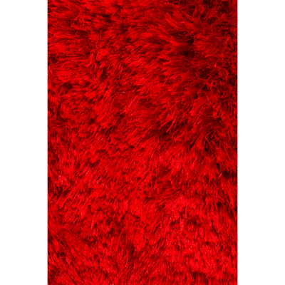 Naya Hand Loomed Area Rug in Red