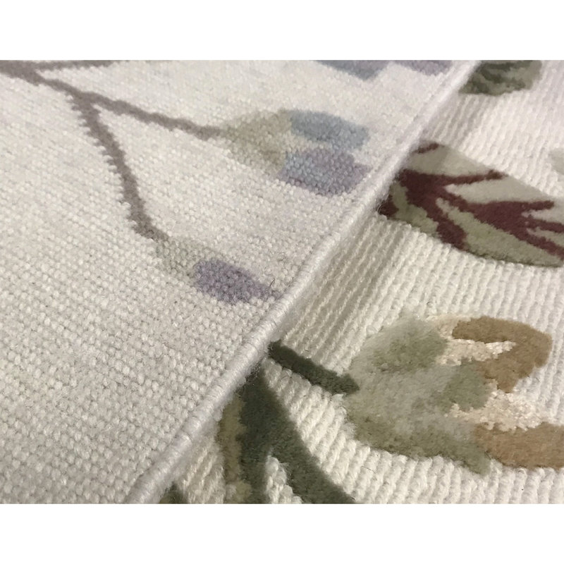 Wool Floral Area Rug