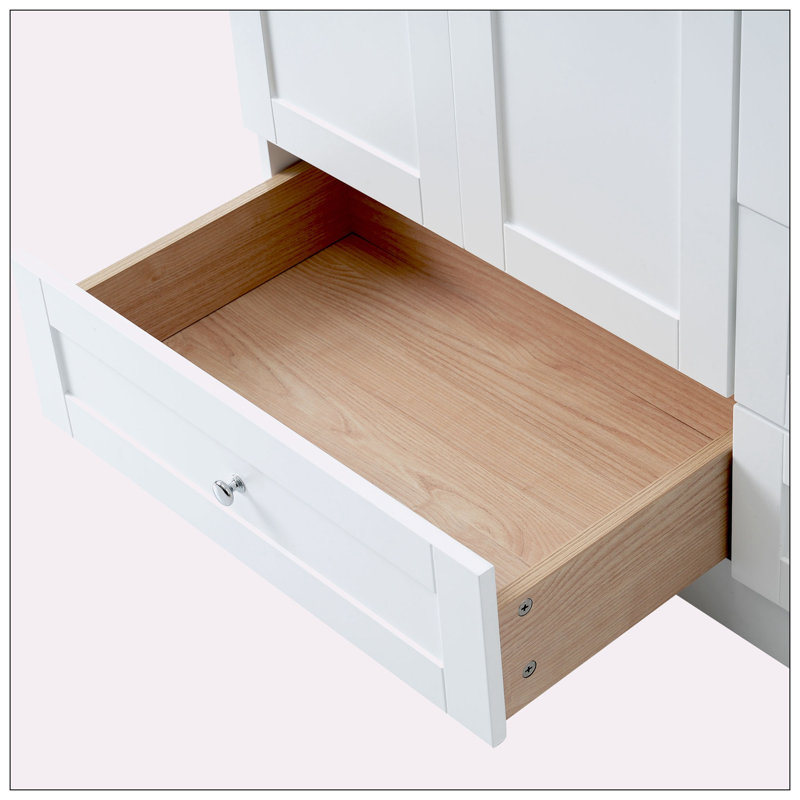 35.00'' Single Bathroom Vanity Base Only, White