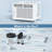 5,000 BTU Window Air Conditioner Cools Up to 150 Sq.Ft.,Window AC Units with Cool,Fan,Washable Filter,Quiet Operation,Easy to Use for Bedroom,Small Rooms,White