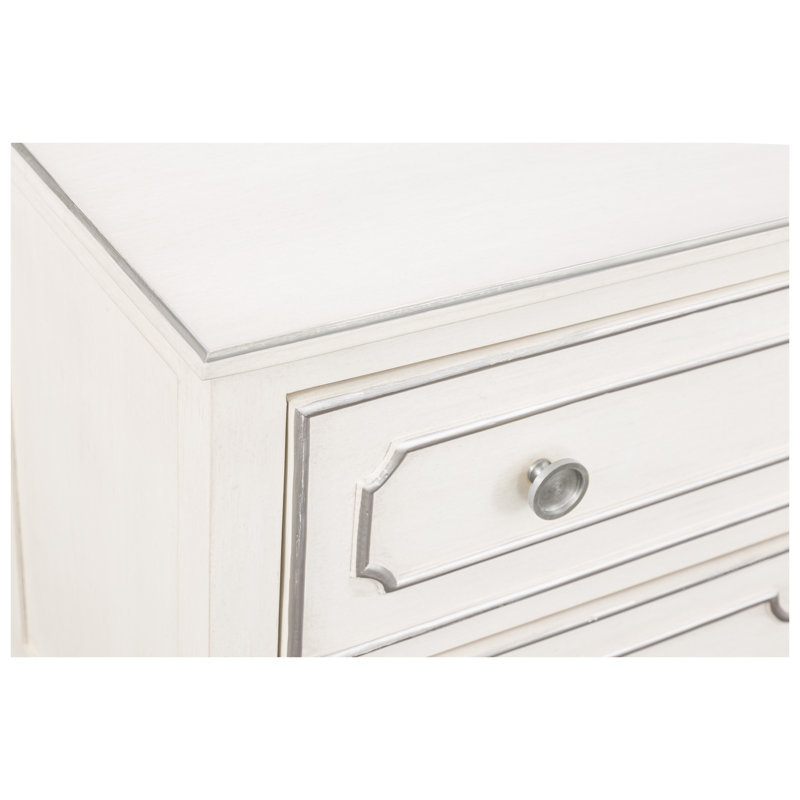 Camille 2 Drawer 44" W Dresser, Pewter