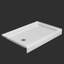 Base de douche rectangulaire en acrylique avec panneau antidérapant en acrylique l 48 po x P 32 po