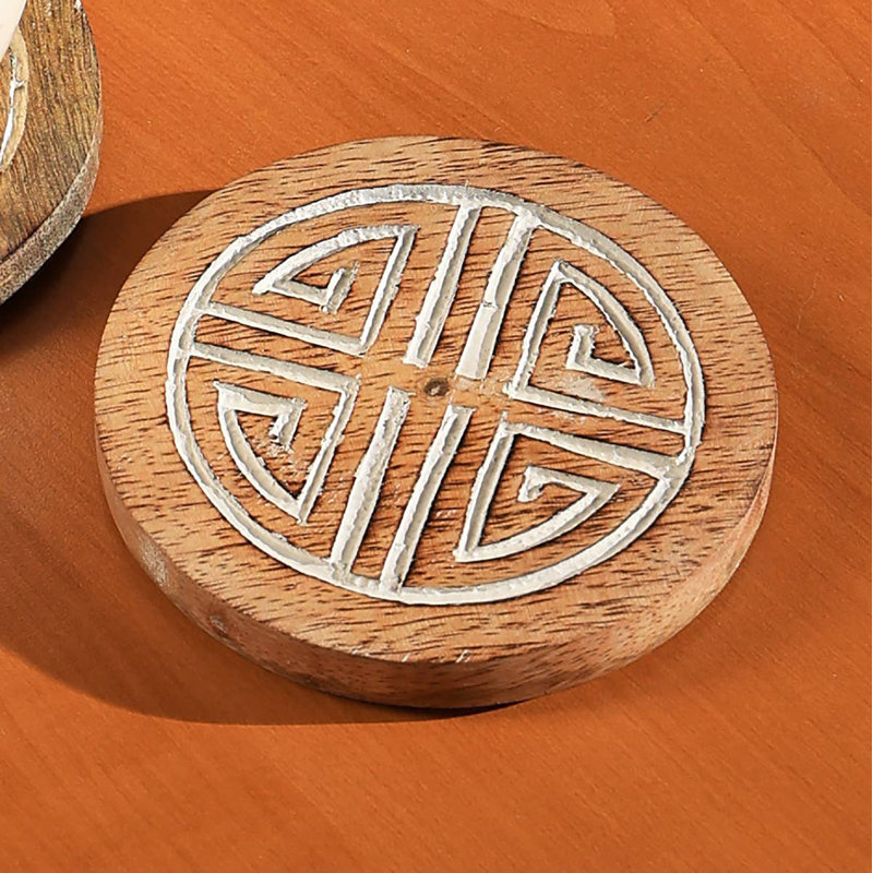 Sous-verres en bois pour la maison et le bureau