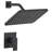 Wall Mounted Shower System Single Handle Shower Faucet Set High-Pressure Brass Shower Trim Kit With Rough-In Valve-124385289