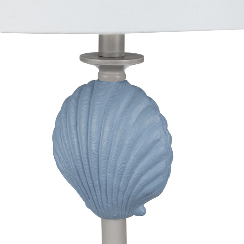 Metal Floor Lamp With Linen Shade
