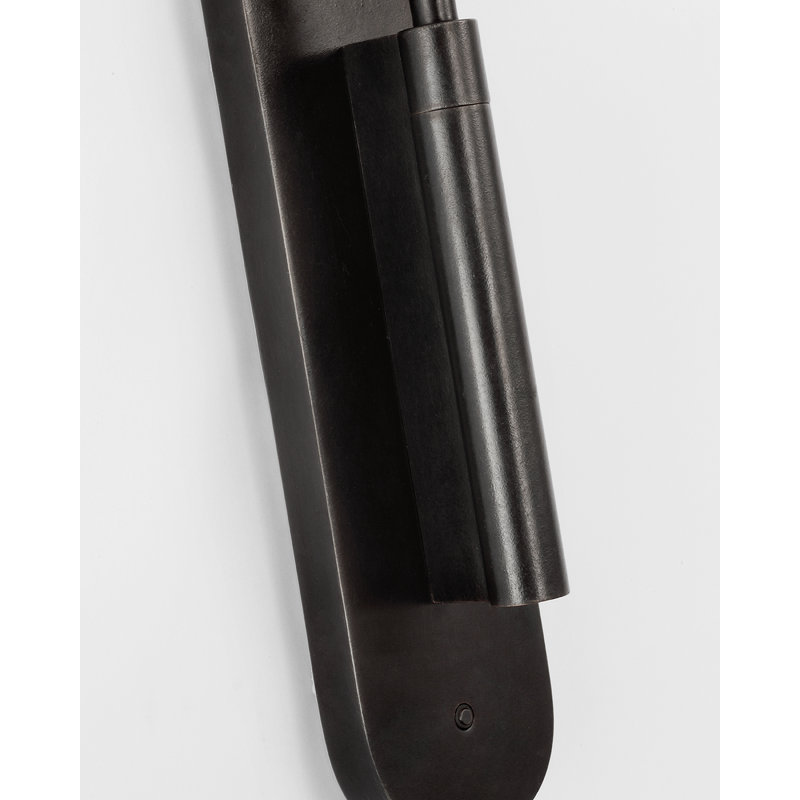Austin 1 - Light LED Armed Sconce, Aged Iron