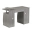 Bureau d'ordinateur complet avec rangement, gris-723039452