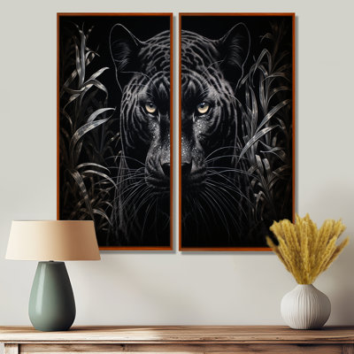 Grattoir noir et blanc Panther Nocturnal Majesty