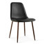 Ensemble de table de salle à manger extensible 47 "à 83" avec chaises en similicuir-131644552-131644550