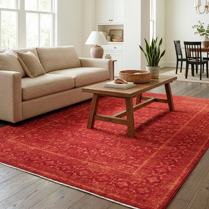 Moroccan Area Rug, Rectangle 160 x 213 cm