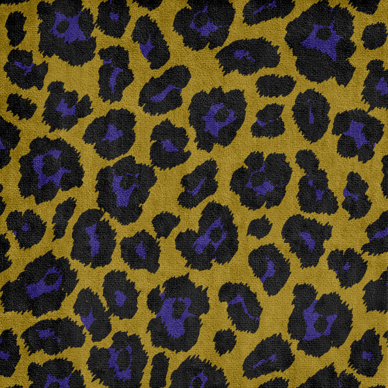 Lucida Bath Towel, Polyester/Cotton Blend, Metallic Gold/Purple/Black