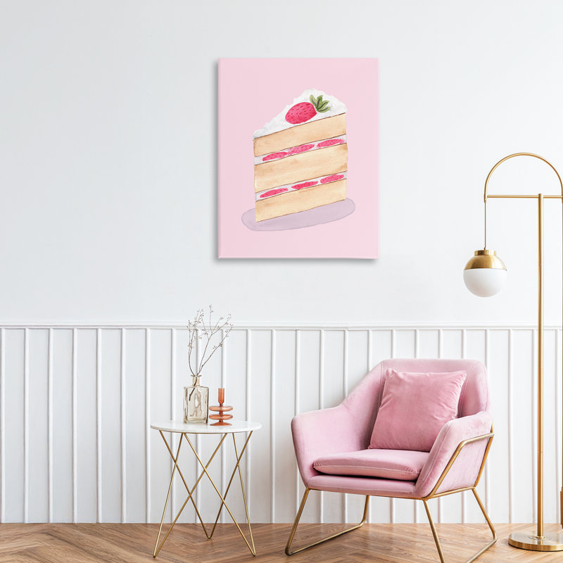Toile Coquette Strawberry Cake, design par Nina Jacobs, H 20 po x l 16 po