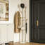 Downend Iron Freestanding 9 - Hook Coat Rack