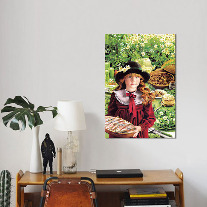« di lasagne luppolo e noci », reproduction d’art sur toile tendue, H 40 po x l 26 po x P 1,5 po