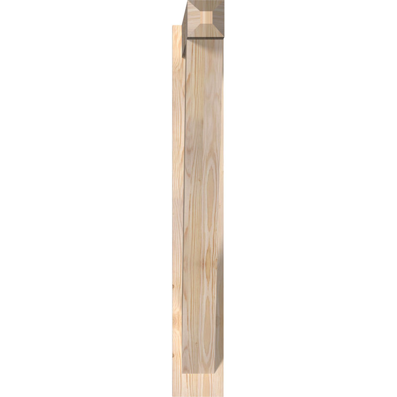 Artisan traditionnel en bois rustique, Sapin Douglas de 5 1/2 po (lisse), P 32 po x H 40 po