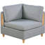 MODULA - Canapé modulaire en tissu 5 pièces Dorris