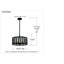 Luminaire suspendu tambour simple 4 lumières