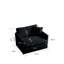 Canapé à siège simple 41,4 po de profondeur avec coussin décoratif-1201428686