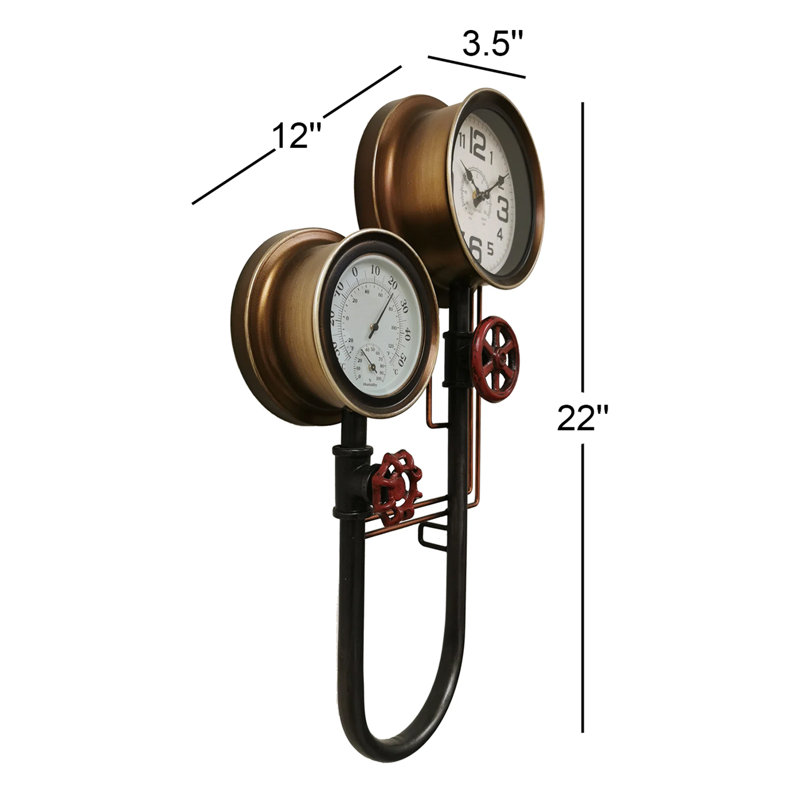 Carlino Metal Wall Clock