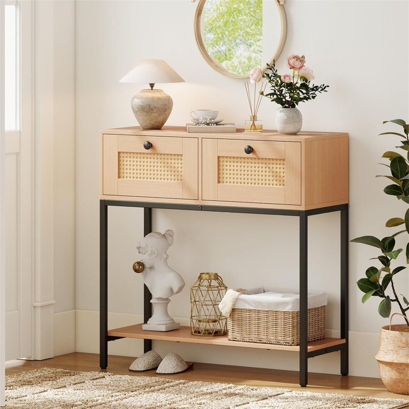 80cm Console Table, Natural