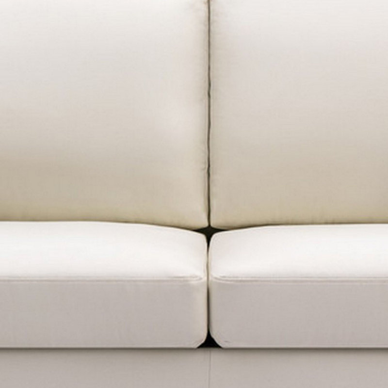 Canapé à accoudoirs carrés 70 po Lonneke, Mélange de lin beige