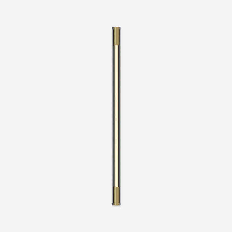 Dimmable LED Bath Bar Vanity Light with Dimmer, Brass, Fluted