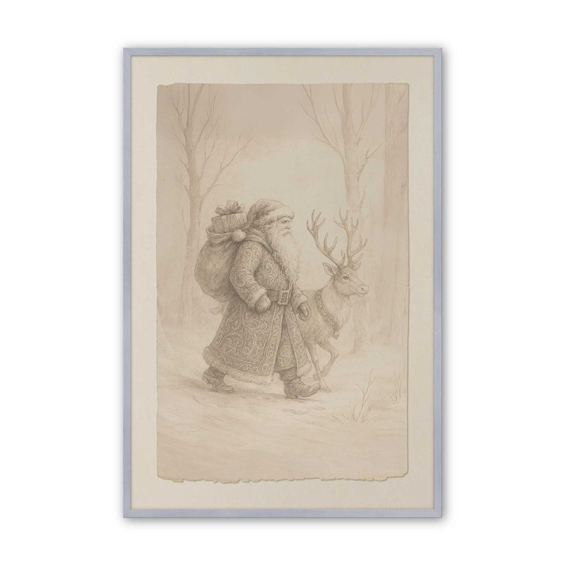 «Old Saint’s Journey», reproduction d'art, 12 po x 16 po, Chrome poli