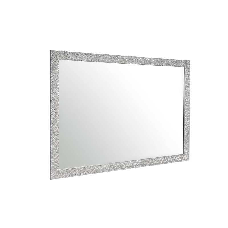 Ingolf Metal Flat Wall Mirror, 98cm H x 68cm W 