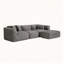 Canapé 122,1 "avec 3 coussins et repose-pieds-835008355