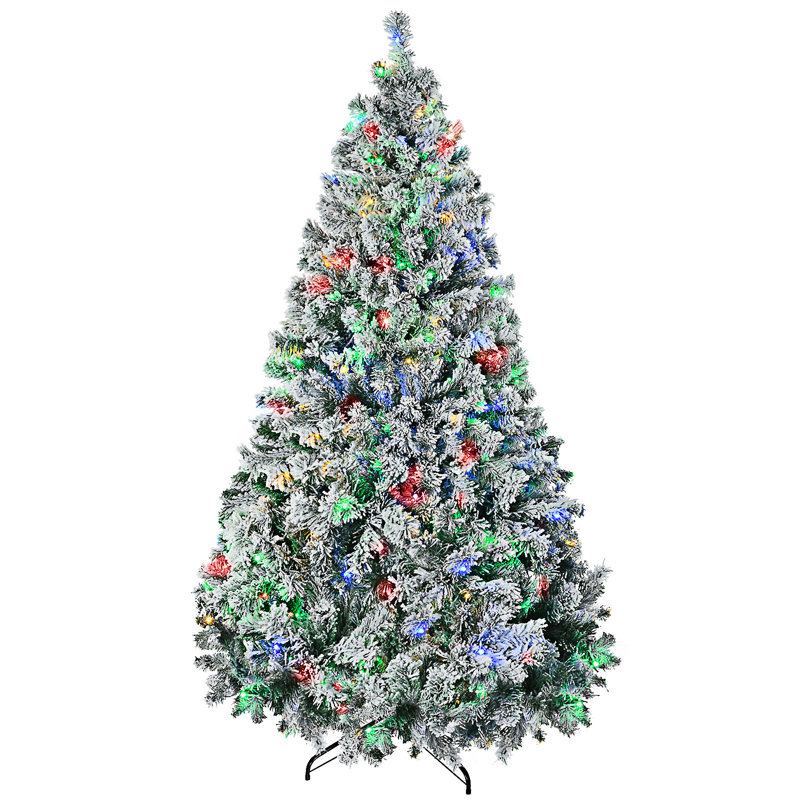 Grand arbre de Noël artificiel pré-éclairé, 5'11"
