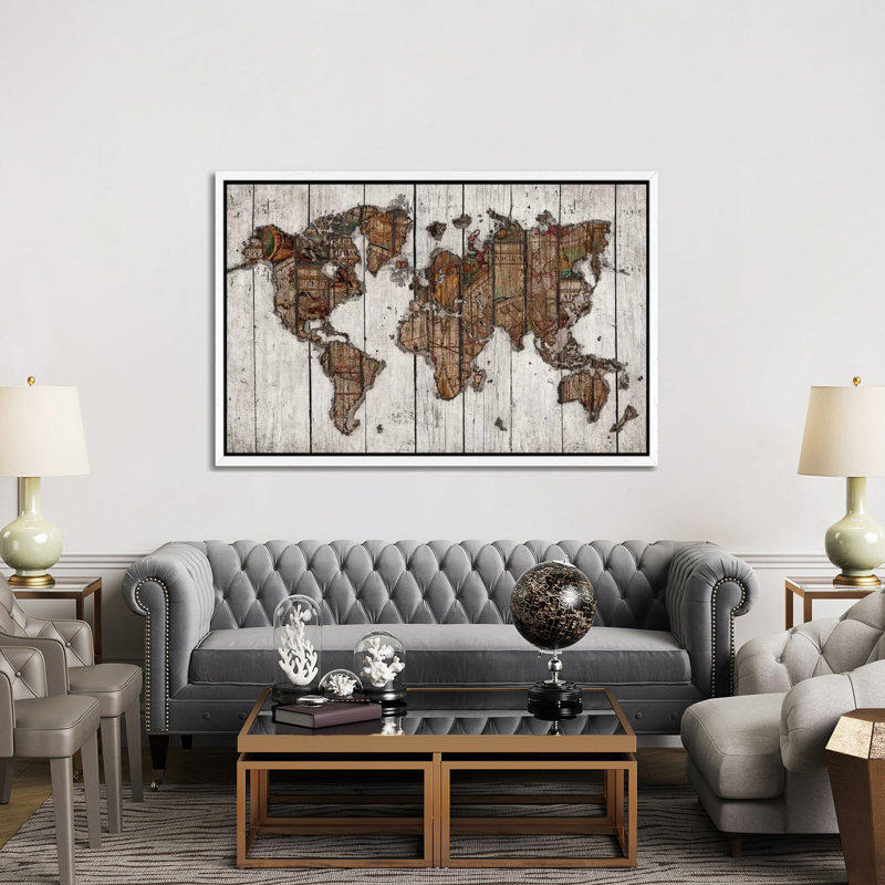 Diego Tirigall - Print on Canvas, 152.5 cm H x 101.5 cm W, White Floater Framed