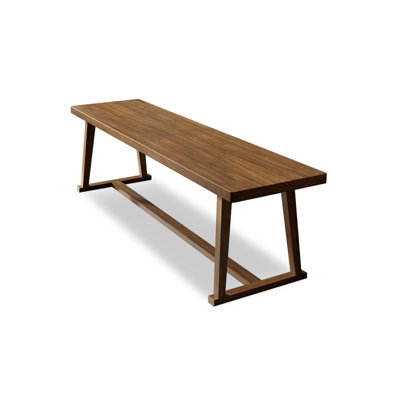 86.61"Brown Rectangular Solid Wood desks