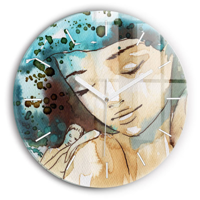 Glass Wall Clock
