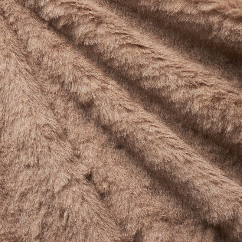 Tissu en fausse fourrure Stratton, Fauve