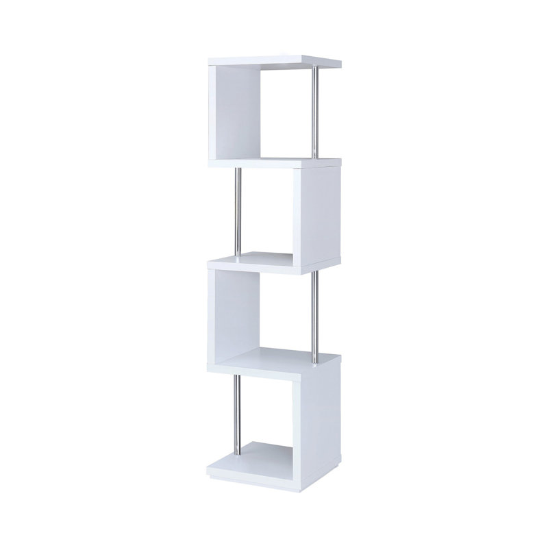 Rectangular 4-Shelf Bookcas