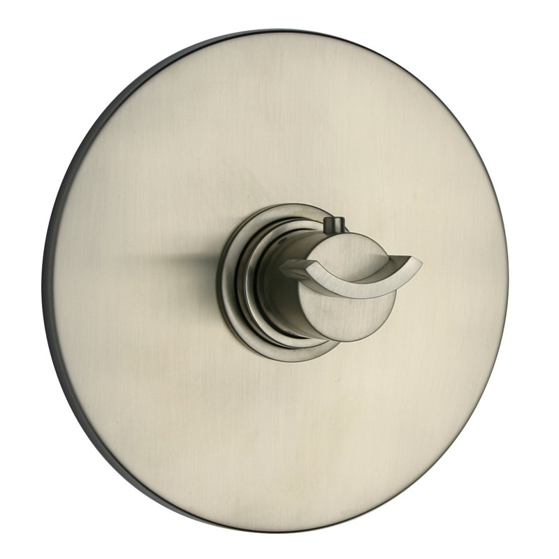 Morgana 3/4" Thermostatic Valve Only Trim Kit, Valve Required, Brushed Nickel