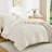 Andency Oversized Queen Size Comforter Set with Sheets Beige - 7 Pieces Bed in a Bag Oversized Queen Boho Tufted Lightweight Bedding Sets with Comforter, Sheets, Pillowcases & Shams-124621818-124621815