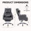 Chaise de bureau pivotante et ergonomique-1225586461