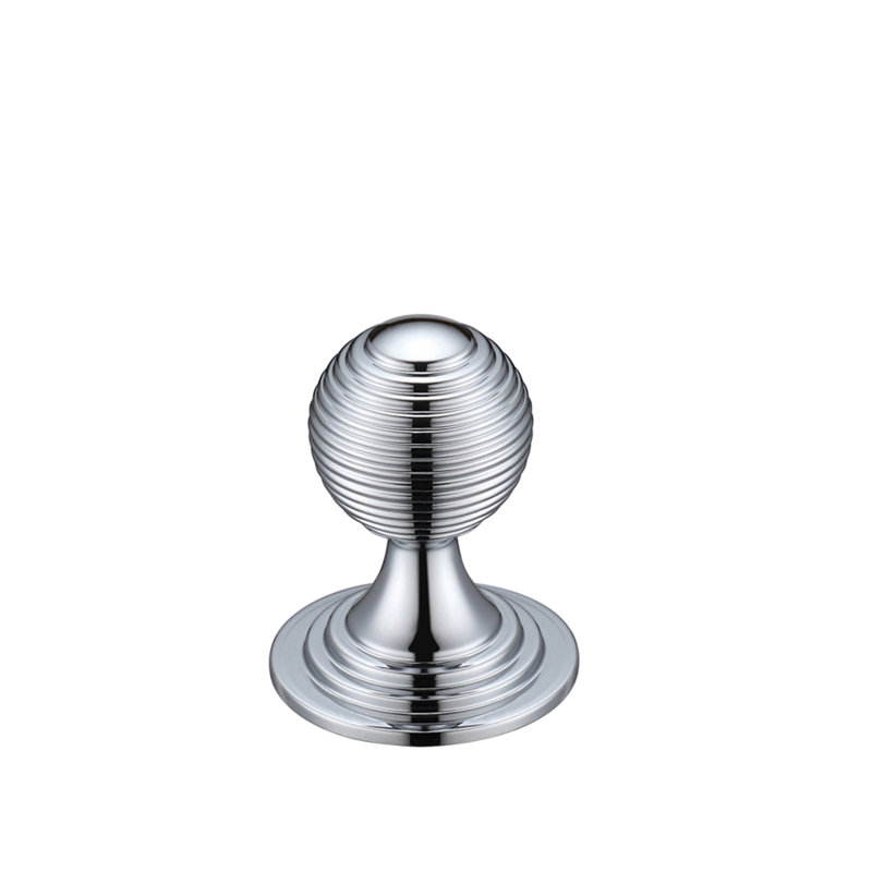 25mm Diameter Round Knob, Polished Chrome
