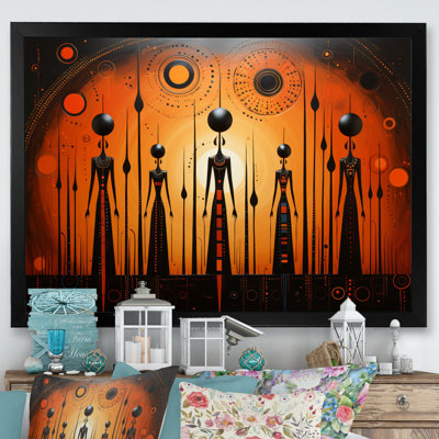 «African Tribal Rhythms V», reproduction d'art sur toile