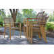Fleur 74'' Rectangular 8 - Person Outdoor Dining Set