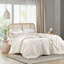 Ensemble de couette plissée en microfibre 3 pièces, format California King-134219278